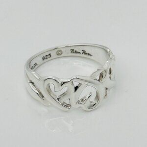 Size 6 Tiffany Triple Loving Hearts Ring Band - Paloma Picasso - Sterling Silver
